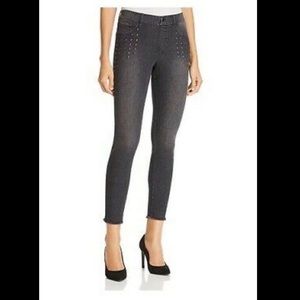 ZEZA B Med.Studded Denim Skimmer Charcoal Jeans